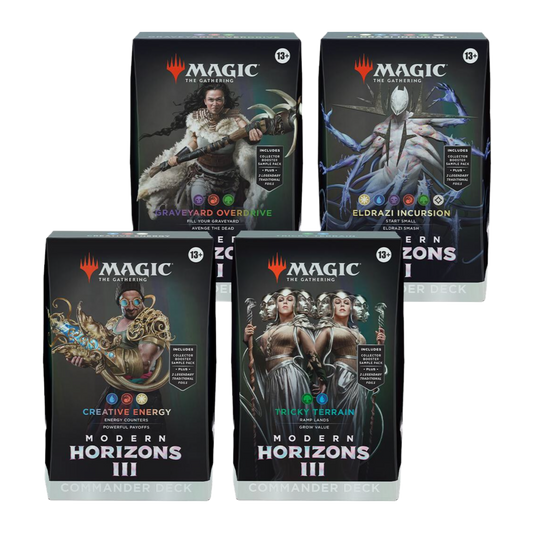 MTG: Modern Horizons 3 - Commander Deck: Display Case (4 Decks)